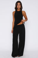 Way She Walks Pants Black