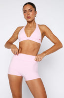 Stronger High Waisted Shorts 3" Marshmallow