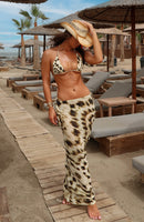 Luminous Maxi Skirt Gilded Touch