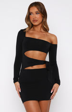Meet Me In Manhattan Mini Dress Black