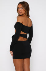 Meet Me In Manhattan Mini Dress Black