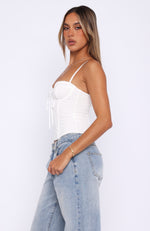 Way You Feel Bustier White