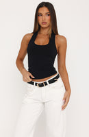 Promise I Won't Tank Top Black