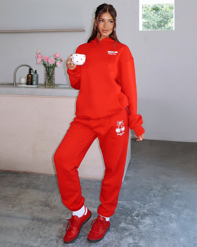 Love Of My Life Sweatpants Red