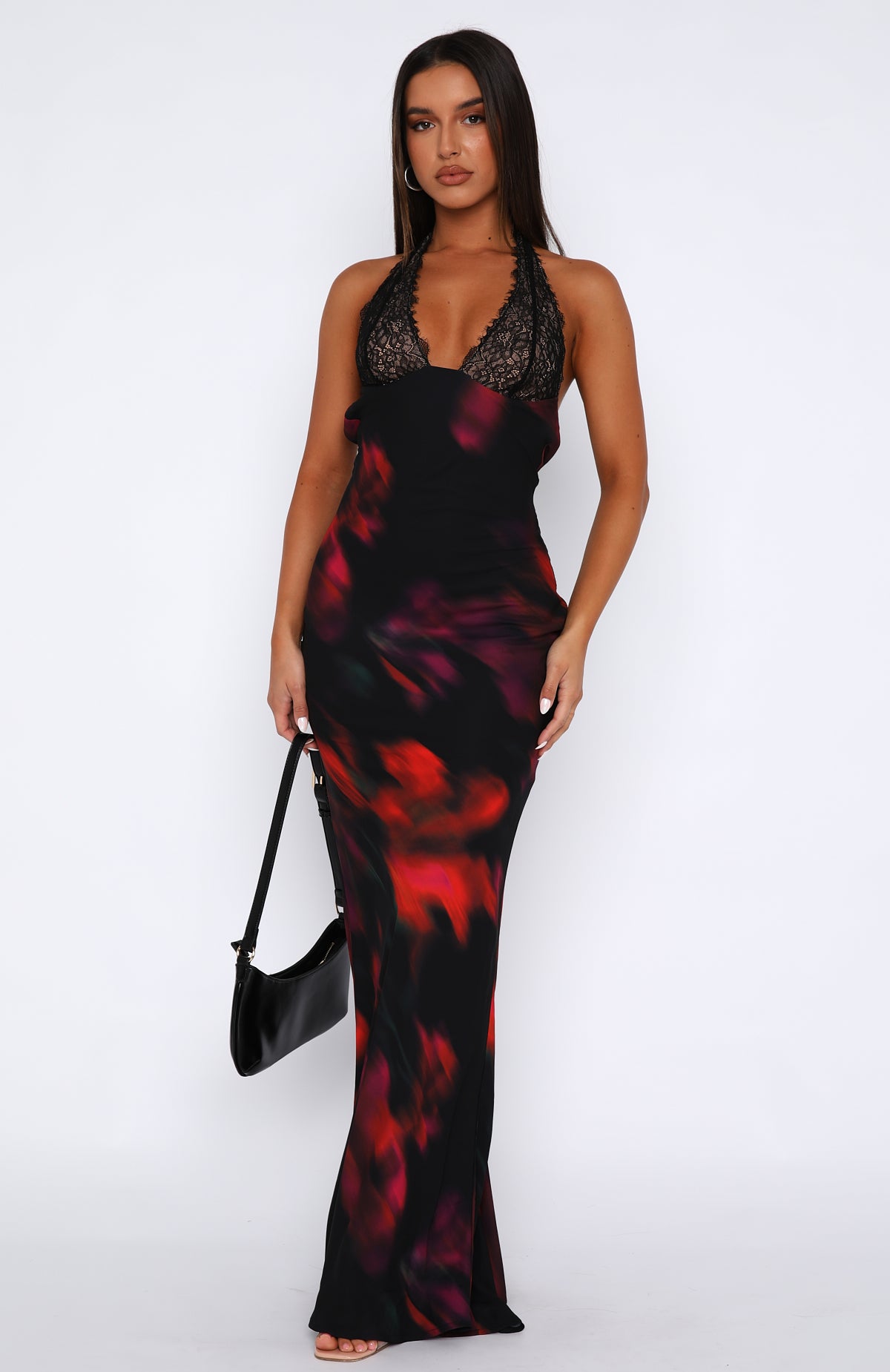 Beyond The Stars Maxi Dress Sangria Floral | White Fox Boutique