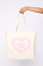11th Street City Girl At Heart Tote Bag Cake Batter
