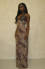 Beyond The Stars Maxi Dress Leopard
