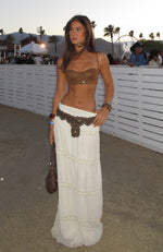 No Contact Maxi Skirt Off White