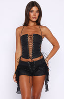 Glow All Night Shorts Black