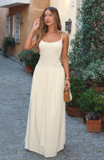 Too Many Questions Maxi Dress Lemon
