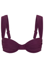 Elouera Bikini Top Plum