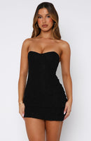 Raised Right, Lead Wrong Lace Mini Dress Black