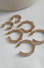 Coco Earring Set Gold