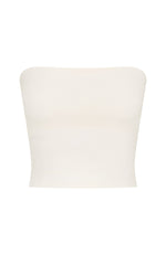Discipline Strapless Crop Cream