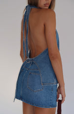 Holla At Me Mini Skirt Admiral Blue