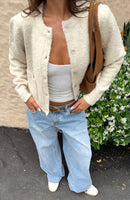 Layer Of Love Knit Cardigan Oat
