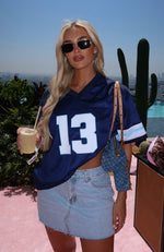 Friday Night Lights Oversized Jersey Navy