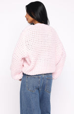 Pure Comfort Knit Sweater Baby Pink
