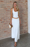 Sunbliss Maxi Skirt White