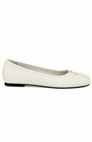 Kellee Tabi Ballet Flats Off White PU