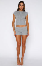 Almost Love Knit Top Grey