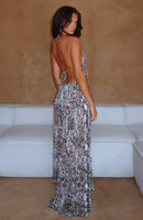 No Contact Maxi Skirt Snake