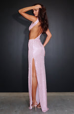 Your Baby Embellished Maxi Dress Baby Pink
