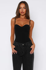 Stuck To You Bodysuit Black