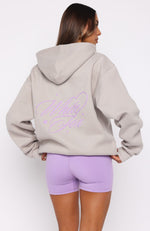 Love You Regardless Oversized Hoodie Moon