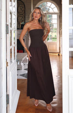 Take Back Maxi Dress Chocolate
