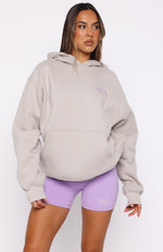 Love You Regardless Oversized Hoodie Moon