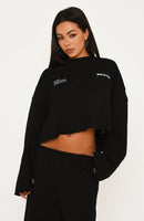 It Must Be A Sign Oversized Sweater Black