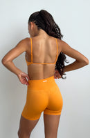 Zoom Seamless Shorts 4" Mango