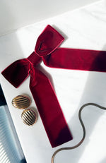 Xenia Hair Clip Burgundy