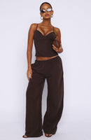 Take A Stance Pants Chocolate