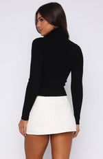 Can't Top This Long Sleeve Top Black