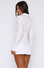Turn On The Light Long Sleeve Shirt White