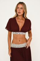 Alegria Top Burgundy