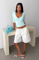 Always In Hindsight Cargo Shorts White