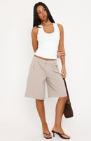 Baby Steps Shorts Taupe