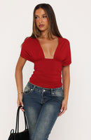 Back To It Multi-Wear Top Cherry