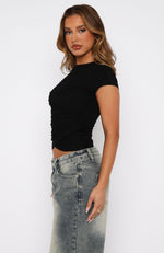 Never Sorry Tee Black