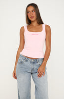Breaking My Heart Tank Top Pink