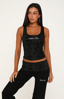 Driving Me Crazy Tank Top Black Snake