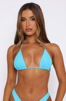 Golden Hour Bikini Top Aquamarine