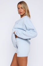 Love You Forever Bike Shorts Baby Blue