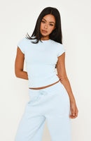 Wishing For It Baby Tee Blue