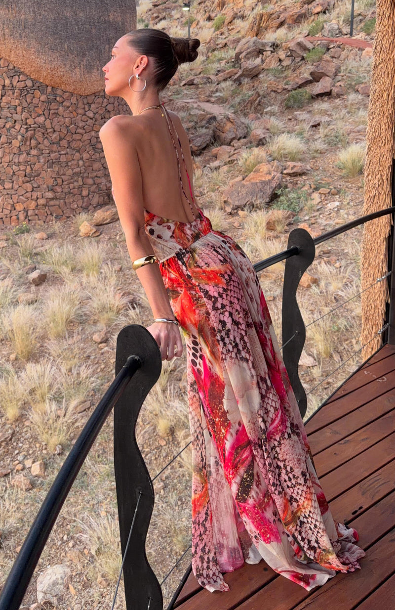 Coconut After Night Maxi Dress Golden Tropic