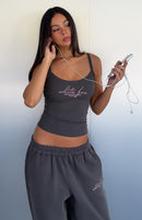 Know What You Want Singlet Top Volcanic