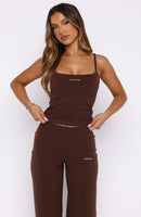 Core Strengths Tank Top Chocolate